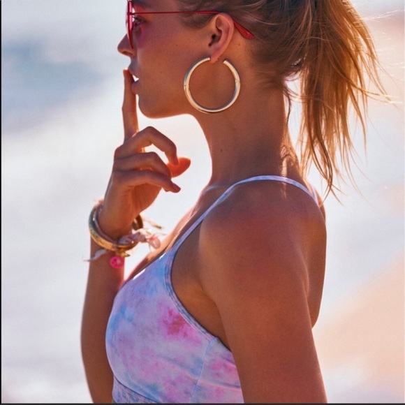 NWT LOVESHACKFANCY X BANDIER Sports Bra Top XS - Picture 3 of 7